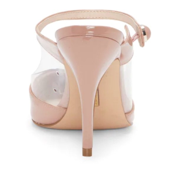 NIB LOUISE ET CIE Rose Petal Patent Leather Mule - Picture 5 of 8